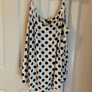 Torrid polka dot tank top size 2